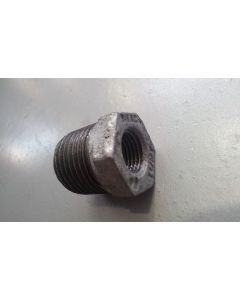 Threaded reducing bushing galvanized 1/2x1/4" NPT