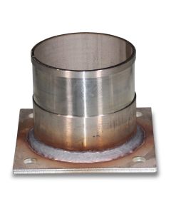 Suction pipe, SST, dia 88.9mm w/flange, wo/connect.piece