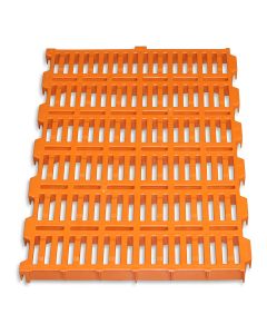 Plastic slat 600x400 orange open for piglets A-VV