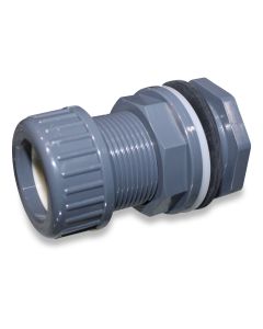Cable grommet 1 1/4"m x 32 PVC with clamping nut