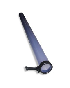 Drop pipe telescopic transparent 60/65x2300 cpl w/tension r