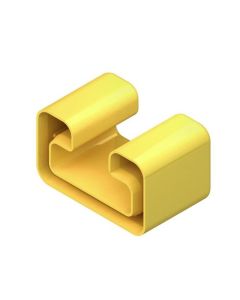 Protective cap yellow for C-rail 40x22mm plastic
