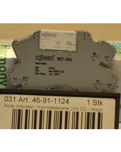 Relay w/base 24V DC - Wago