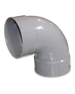 Bend 90deg D160 PVC f/aeration GRP silo