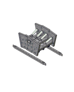 Bend for pivoting unit galv 15 - 23 degree, 500mm width