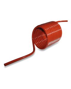 Spiral coiled hose f/drinker line 1/2"x4m, 200-200,PA orange