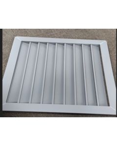 PVC shutter 410x410mm  gray