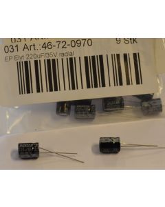EP Elyt 220uF/35V radial