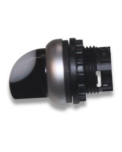 Illuminated selector switch front M22 0-1 white M22-WRLK-W