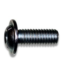 Pan head screw M 6x16 ISO7380-2 hex.socket w/flange galv10.9