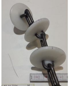 Conveyor chain 76mm DR4500 distance between discs 80.0mm