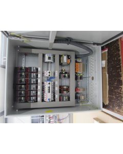 Control cabinet egg cross collection
