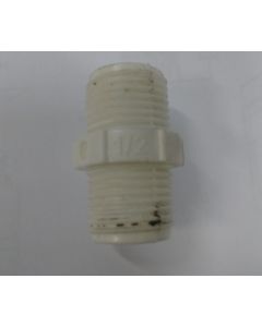 Nipple 1/2 PVC threaded cb
