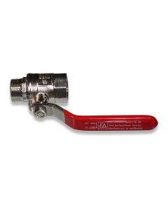 Ball valve 3/4" m/fm brs NP16 SST-lever