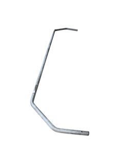 Curtain tube 45° 1/2"x1690 f/manure curtain MB drive IW=1540