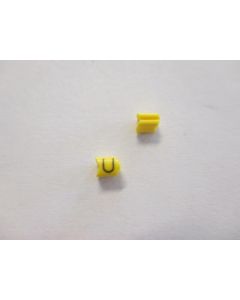 Cable noticeable clip 02-3 yellow/black U   diameter 1.3-3.0