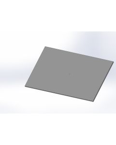 Plate 10-720x400 LDPE neutral w/non-slip floor structure (Dr