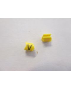 Cable noticeable clip 02-3 yellow/black V   diameter 1.3-3.0