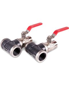 Valve stop 3/4" with connection material PVC