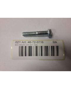 Hexagon head screw M 8x50 DIN 931  galv