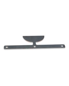 Feed deflection plate SST for downgate flap dia 150