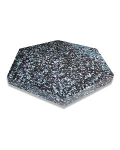 Plate plastic hex 660x571x50 for foraging tower