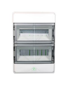 Housing AK28 (distribution box) f/10 circuitbr. 2r 28HP IP65