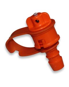 Breather connector orange cpl for breather tube