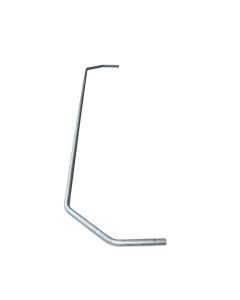 Curtain tube 45° 1/2"x2270 f/manure curtain MB drive IW=1860