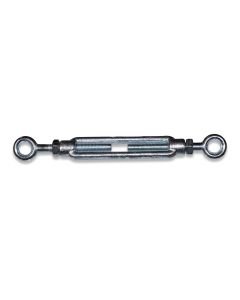 Turnbuckle M8 eye/eye w/counter nuts DIN 1480 galv.