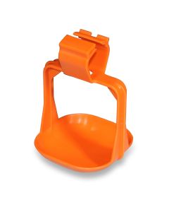 Drip cup large 80x80mm 2-arm orange