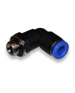 Angle screw-in screw union rotating 1/8" hose od 6mm