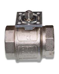 Ball valve 2 1/2", pneum. wo/drive, square 17 (VK00068)