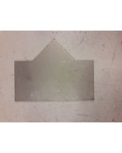 Plate f/crossbone 2mm SST -semi-finished-product