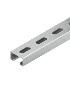 C-profile slot width 18mm 40x22x200mm perfor steel hot-dip