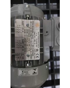 Gearmoto for curtain 0,18kW 3F 220/380V 50/60Hz alum 1 strap