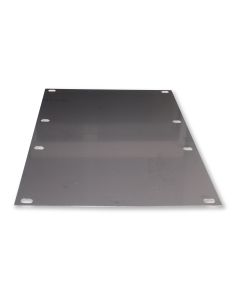 Protection plate for farrowing crate