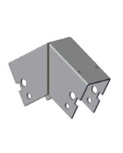 Bracket dbl f/ridge plate BD-Colony2+ Zn275