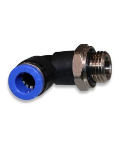 Union elbow pluggable 1/4" -8/6