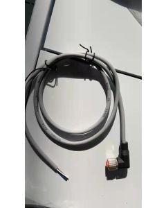 Socket for connector M12 four-pin 2m angled PUR Sn/Ni