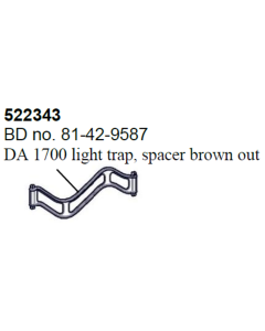 Spacer Brown Out Light trap f/BD-Blue 140C