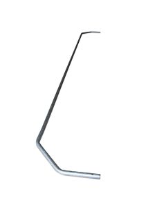 Curtain tube 45° 1/2"x3096 f/manure curtain MB drive IW=2986