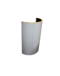 Exhaust air pipe half VC-30 D650-1000 gray