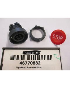 Push-button flat red "Stop"