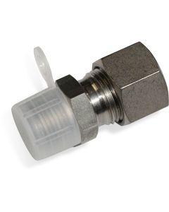 End screw union GE12-PLR 3/8"-1.4571 male EN10226 f/seal. st