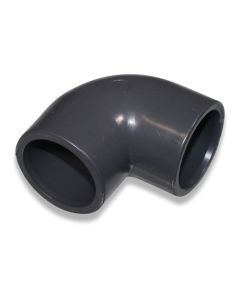Elbow 90deg PVC 32mm 2x stick-on sleeve NP16