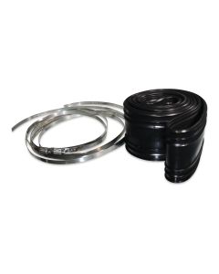 Packing f/exhaust air chimney D1270/30 black w/pipe clamps