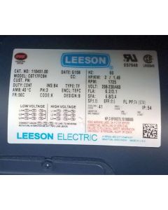 DR UNIT,MAN,56C-FACE,2HP,208-230/460V,3PH,60HZ,1725/22.4 RPM