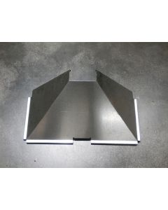 HOPPER EXTENSION COVER HALF (2-HALVES REQ’D),METAL,F/250# EX