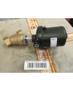 Slanted seat valve pneumatic 1" wo/solenoied valve M&M